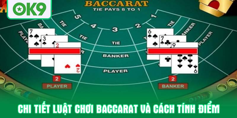 Chi tiết Luật chơi baccarat và cách tính điểm