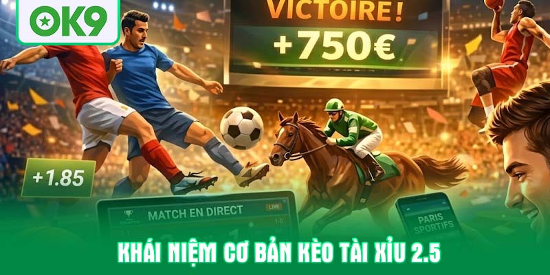 Khái niệm cơ bản kèo tài xỉu 2.5