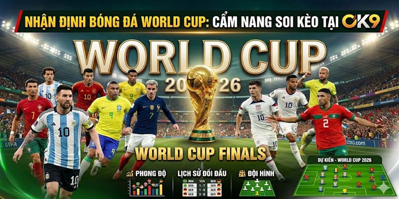 Nhận định bóng đá World Cup: Cẩm nang soi kèo tại OK9